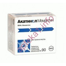 Акатинол Мемантін таблетки 10 мг №30