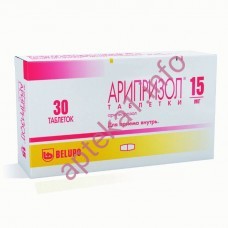 Аріп МТ (Аріпразол) таблетки 15 мг №10